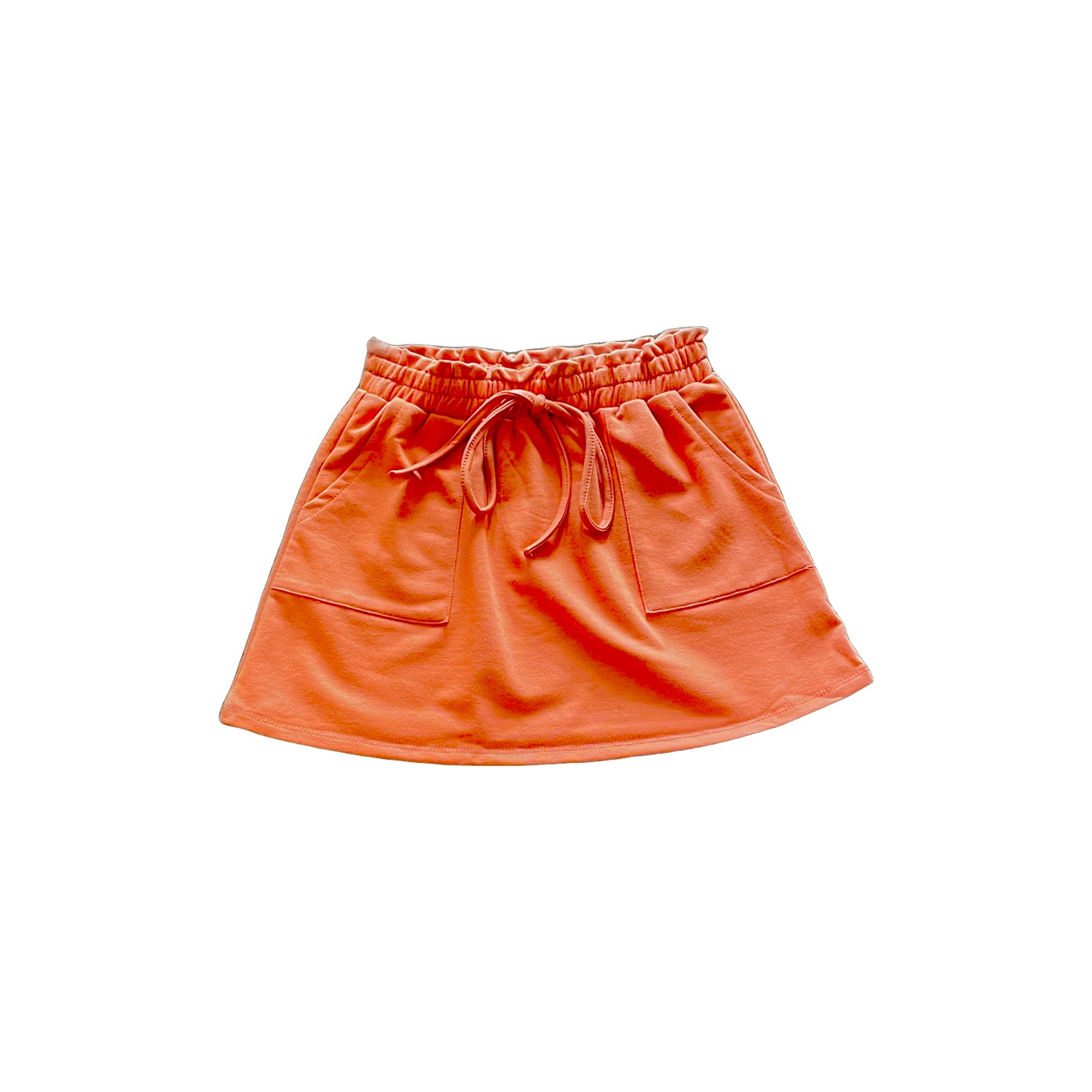 HAY Paper Bag Waist Skirt Rust